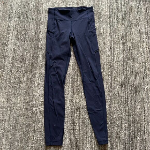 Lululemon Speed Up Tight, Luxtreme, Midnight Navy, Size 4 - Picture 3 of 9